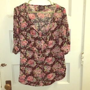 Floral blouse